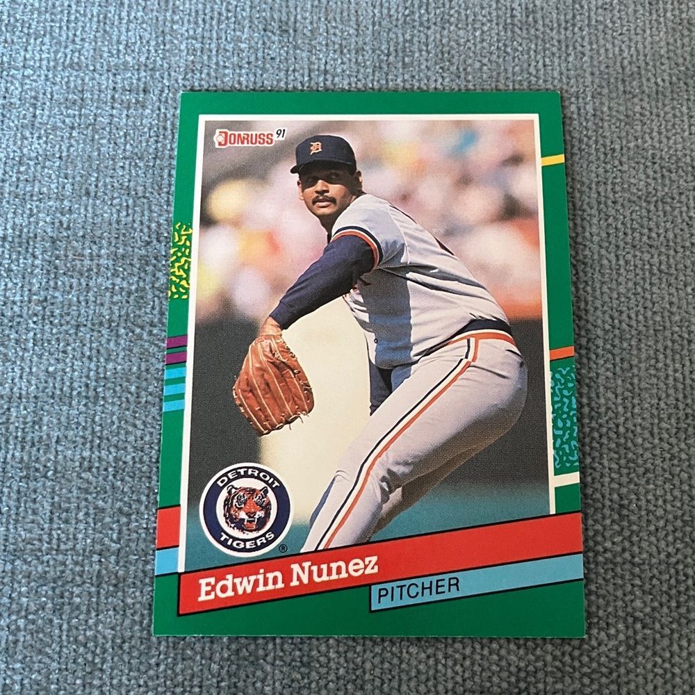 1991 Donruss Detroit Tigers Baseball Card Trading Card
